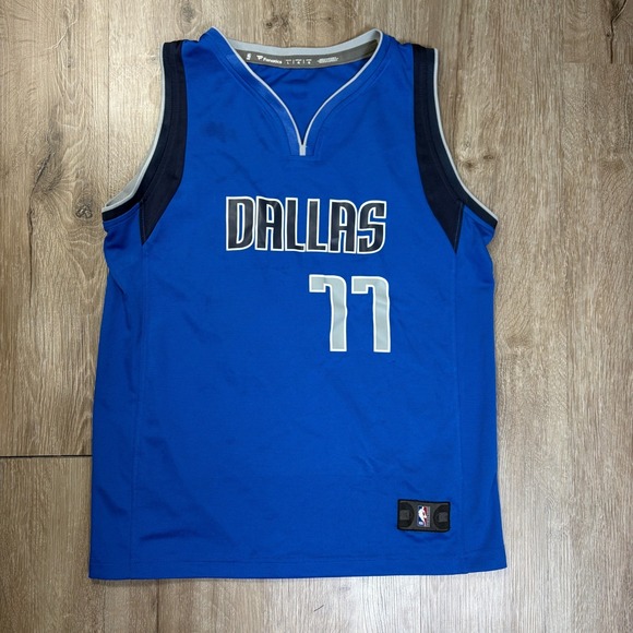 Other - Luka Doncic Youth Large Dallas Mavericks Jersey Blue Boys NBA Basketball